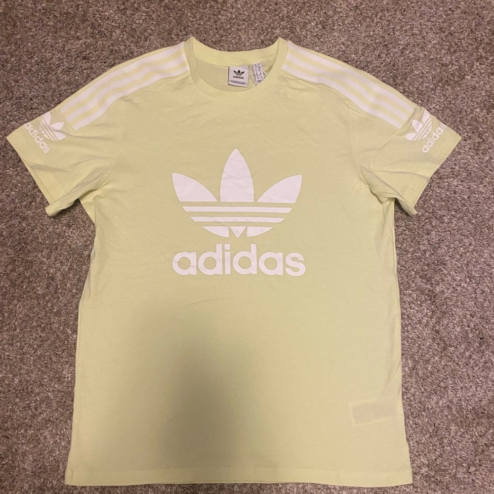 Women’s Adidas yellow t shirt